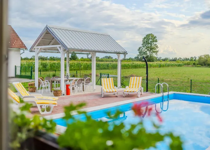 Green Oasis Estate With Private Pool And Backyard Near Zagreb